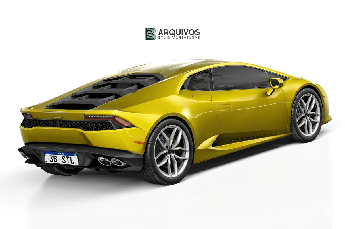 Modelo 3D STL - Lamborghini Huracan LP610-4 2015 — foto 3